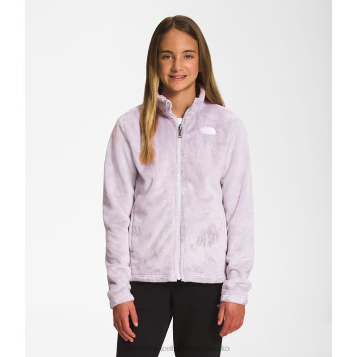 HLH085940 levanduľová hmla The North Face dievčenská osolita bunda na zips