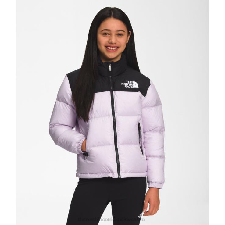 HLH086017 levanduľová hmla The North Face tínedžerská retro bunda z roku 1996