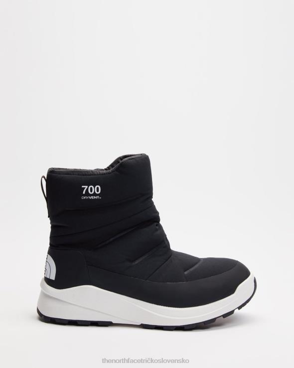 HLH087303 čierna biela The North Face nuptse booties ii wp men