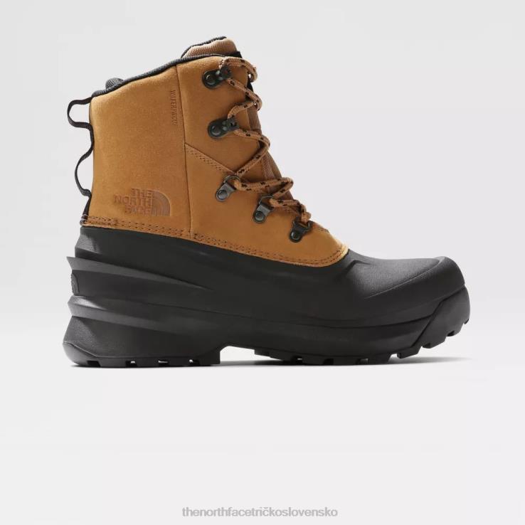 HLH081385 úžitková hnedá The North Face pánska chilkat v krajková vodeodolná turistická obuv