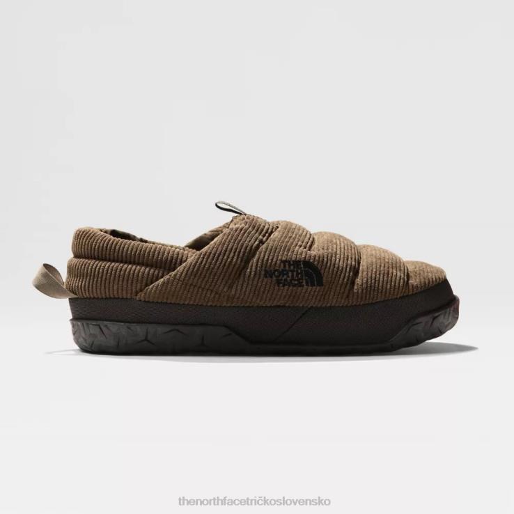 HLH081769 vojenská oliva The North Face muži nuptse manšestrové pouličné mulice