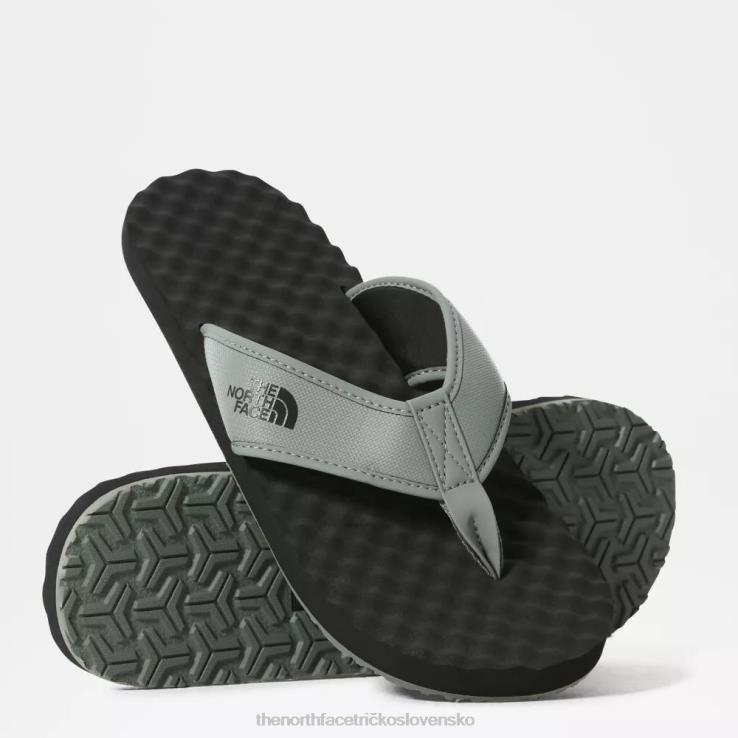 HLH08343 agáve zelená The North Face pánske žabky základného tábora II