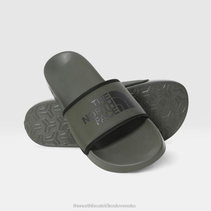 HLH08629 nová taupe zelená The North Face šmýkačky v základnom tábore mužov iii