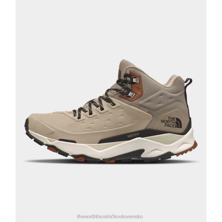 HLH084025 ľan-čierna The North Face ľanové čierne pánske vectiv exploris mid futurelight kožené čižmy