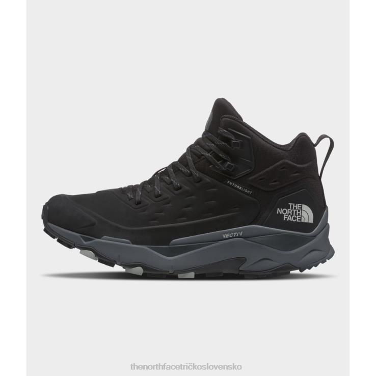 HLH084026 sivá The North Face pánske vectiv exploris mid futurelight kožené čižmy
