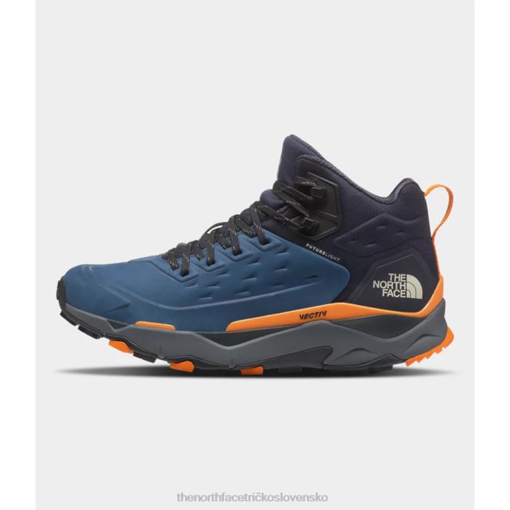 HLH084027 tienisté modré The North Face pánske vectiv exploris mid futurelight kožené čižmy