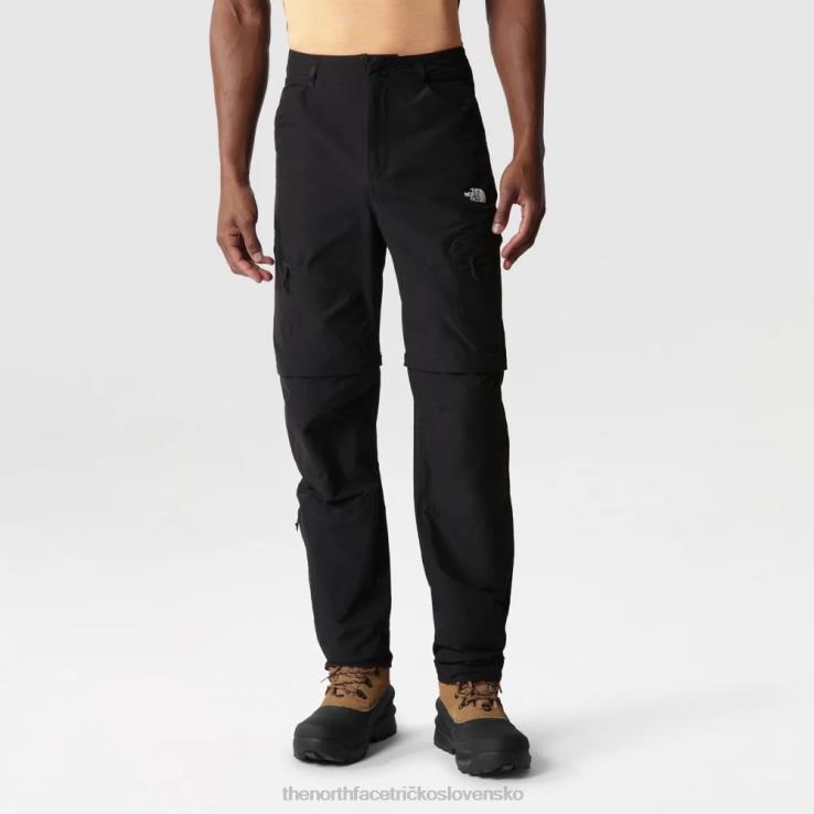 HLH082116 čierna The North Face pánske kabrioletové bežné zúžené nohavice