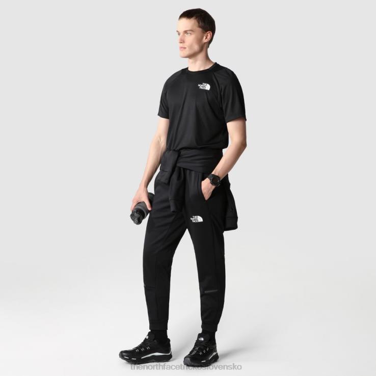 HLH082166 čierna The North Face pánske tréningové flísové nohavice