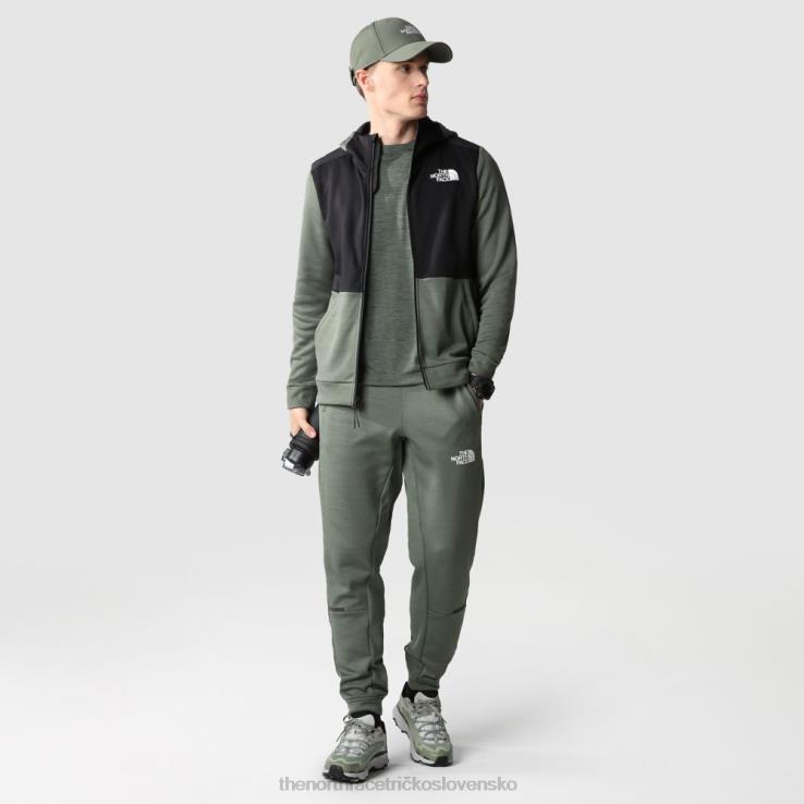 HLH082167 tymián tmavý The North Face pánske tréningové flísové nohavice