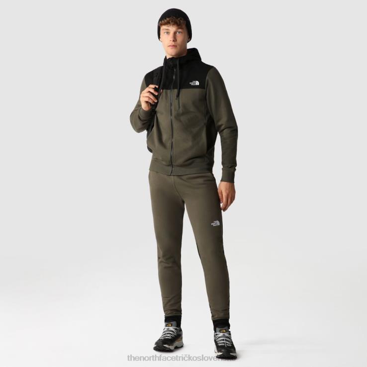 HLH08330 nová taupe zelená The North Face pánske nové šiltové nohavice