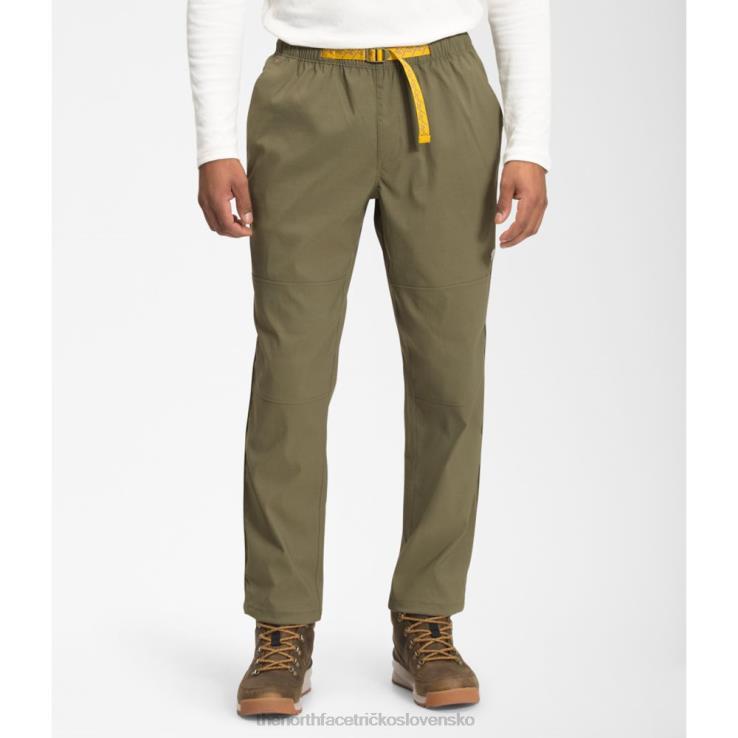 HLH083853 olivovo zelená The North Face pánske nohavice s opaskom triedy V