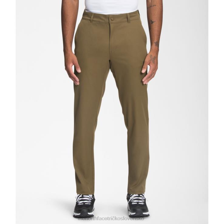 HLH084321 vojenská oliva The North Face pánske štandardné moderné nohavice