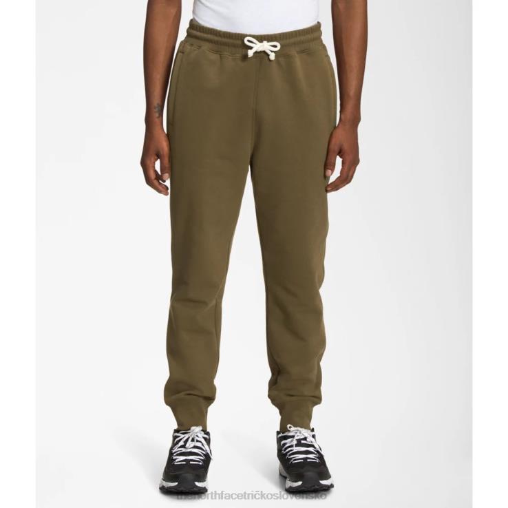 HLH086132 vojenská oliva The North Face pánske historické patch joggery