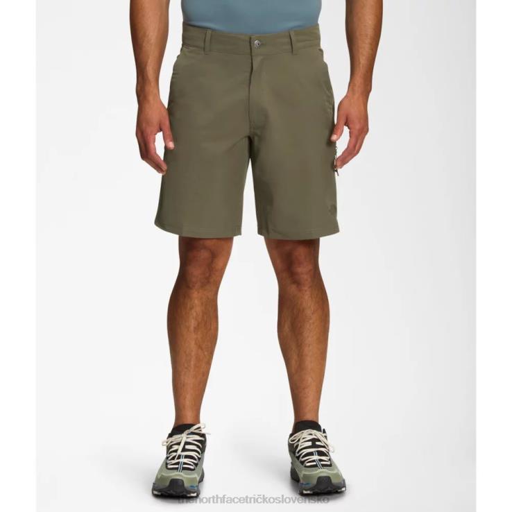 HLH083276 olivovo zelená The North Face pánske rolovacie šortky zbaliteľné na slnku