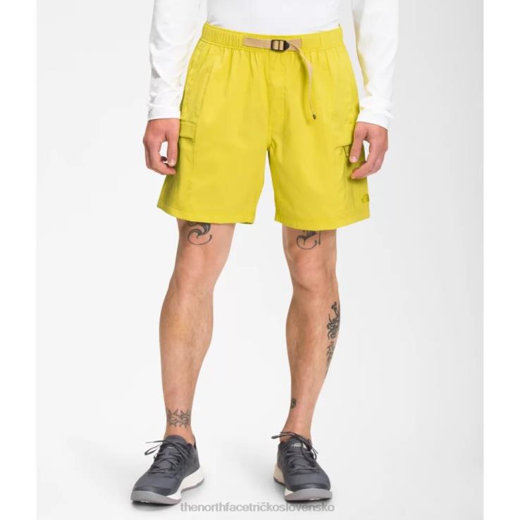 HLH083825 kyslá žltá The North Face pánske šortky s opaskom triedy V