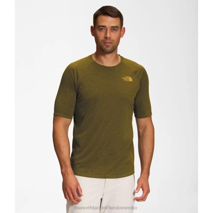 HLH084405 minerálne zlato The North Face muži veľká borovica krátky rukáv posádky
