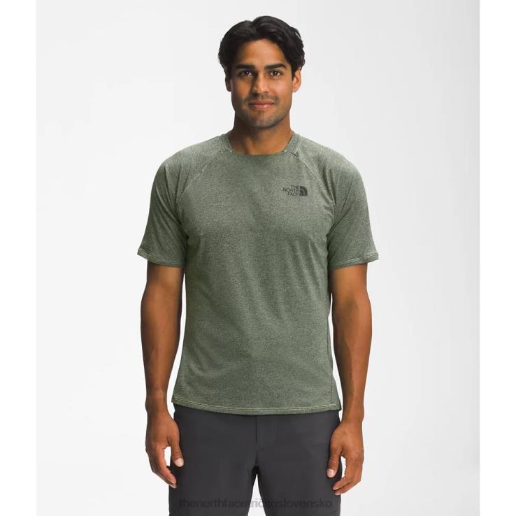 HLH084408 zelená The North Face muži veľká borovica krátky rukáv posádky