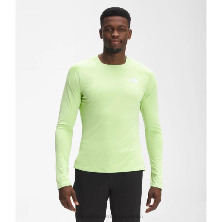 HLH084416 zelená The North Face muži veľká borovica dlhý rukáv crew