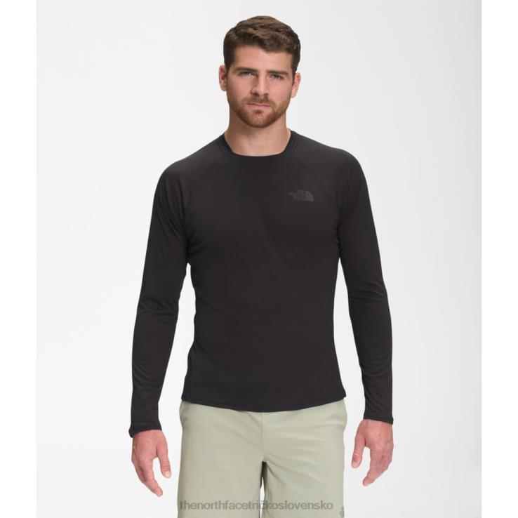 HLH084417 čierna The North Face muži veľká borovica dlhý rukáv crew