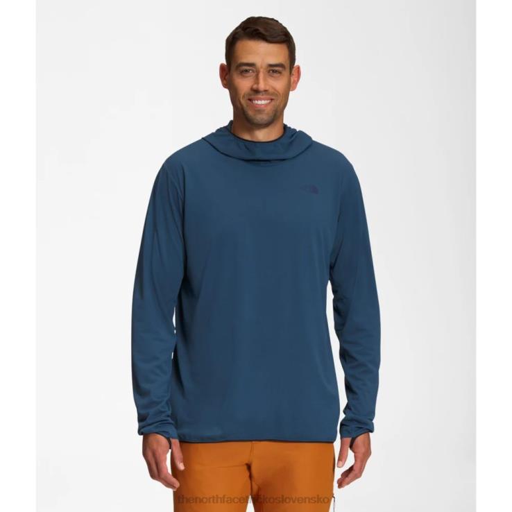HLH084458 tienisté modré The North Face pánska mikina proti slnku