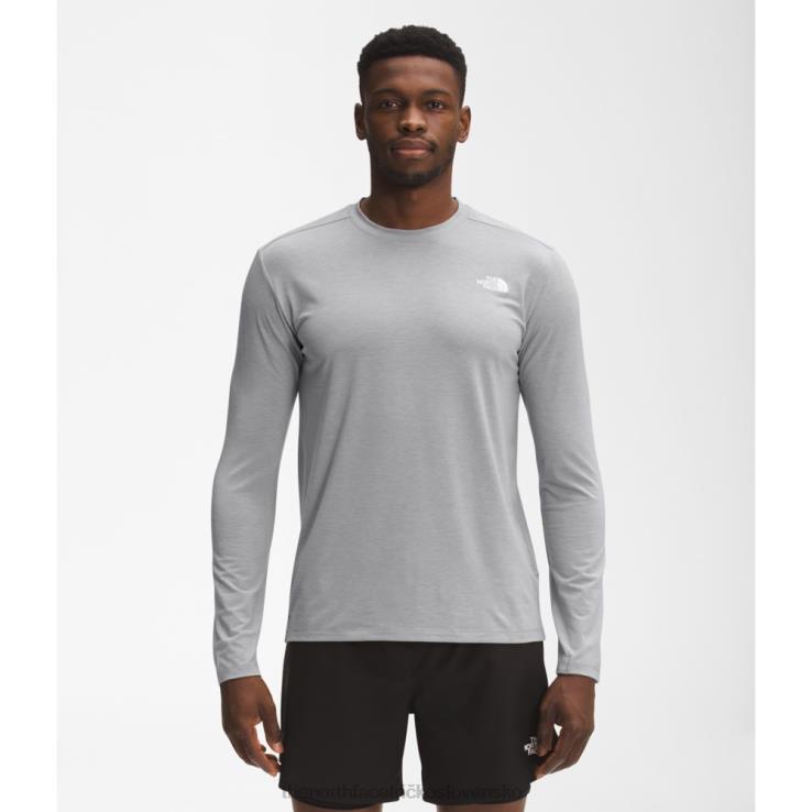 HLH084789 sivá The North Face muži túlajú dlhý rukáv