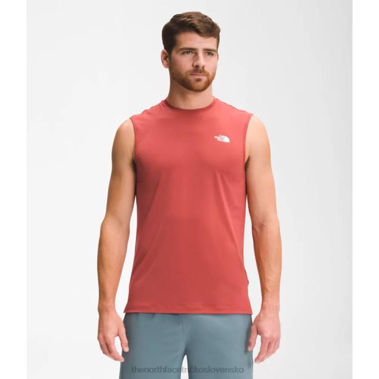 HLH085044 korenie červené The North Face muži putujú bez rukávov