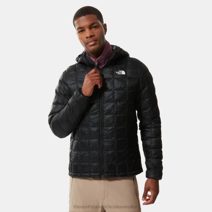 HLH081091 čierna The North Face pánska termobalová eko bunda s kapucňou