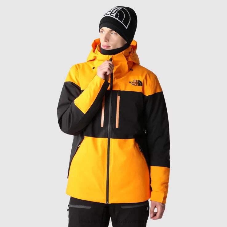 HLH081097 oranžovo-čierna The North Face oranžová čierna pánska chakal bunda
