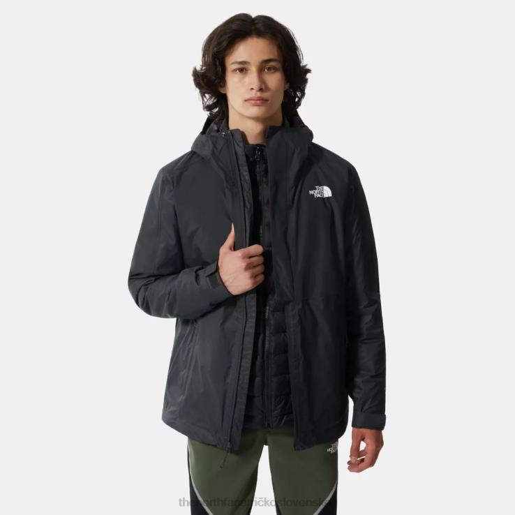 HLH081106 sivá The North Face pánska nová páperová triklimová bunda zo suchého zipsu