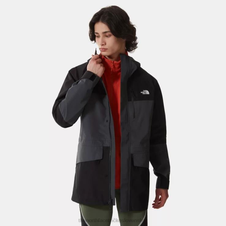 HLH081146 sivá The North Face pánska futurelight bunda do každého počasia