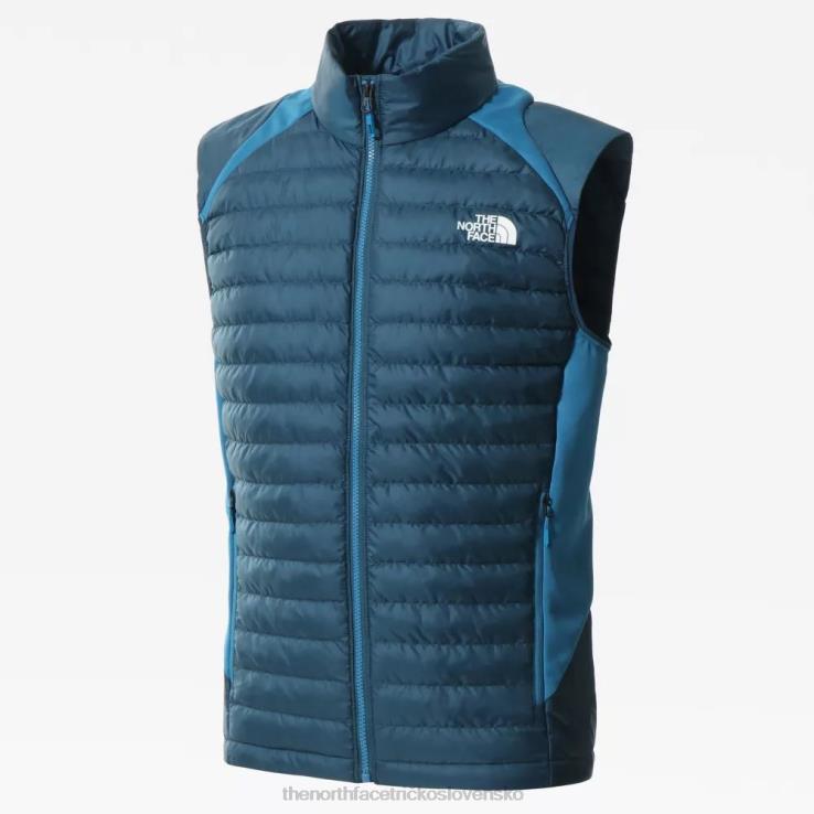 HLH081235 banff blue The North Face pánska atletická outdoorová zateplená hybridná vesta