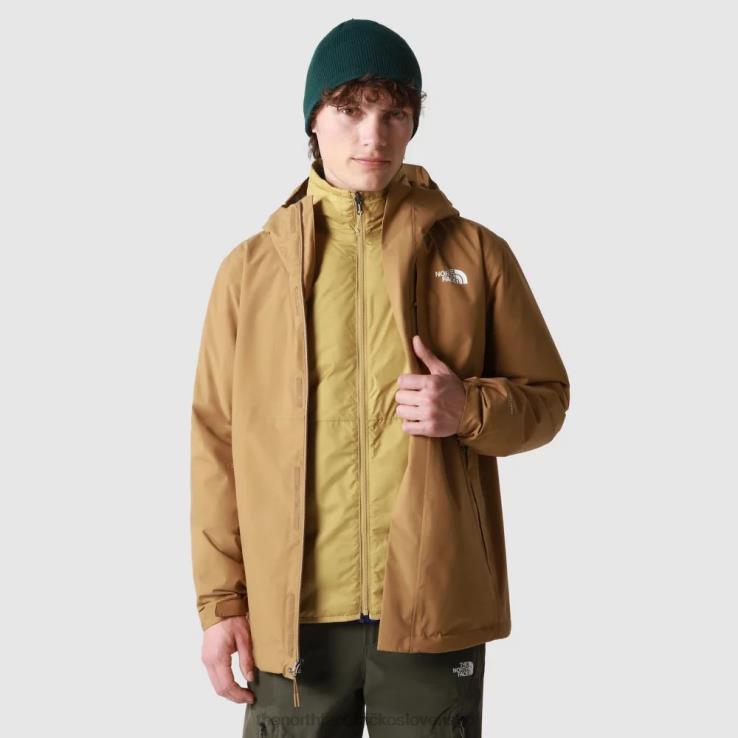 HLH081246 úžitková hnedá The North Face pánska trojklímová bunda carto