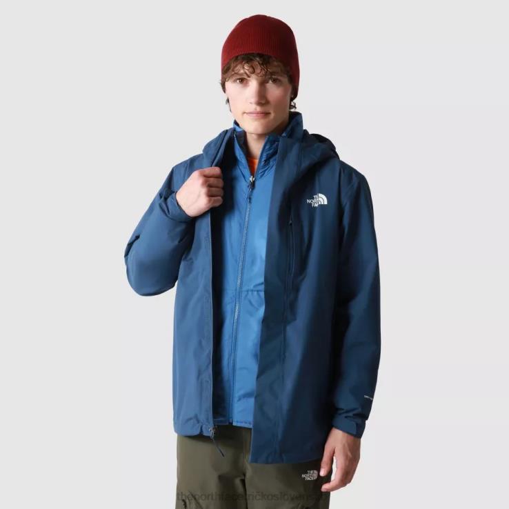 HLH081247 tienisté modré The North Face pánska trojklímová bunda carto