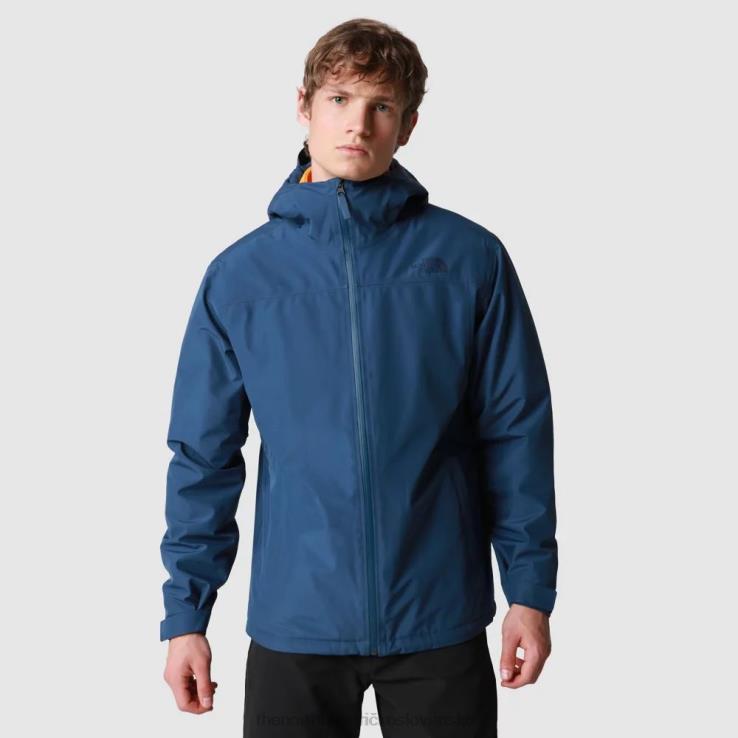 HLH081253 tienisté modré The North Face pánska zateplená bunda dryzzle futurelight