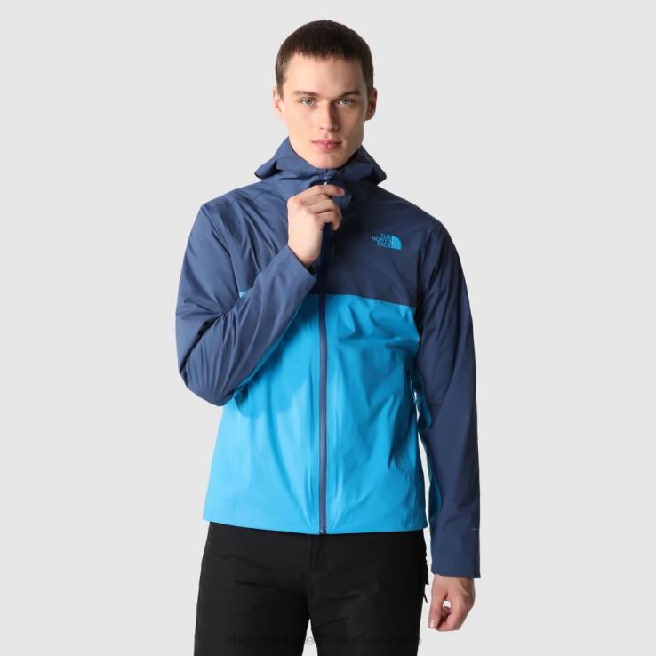 HLH081434 tienisté modré The North Face pánska suchá bunda so západným umývadlom