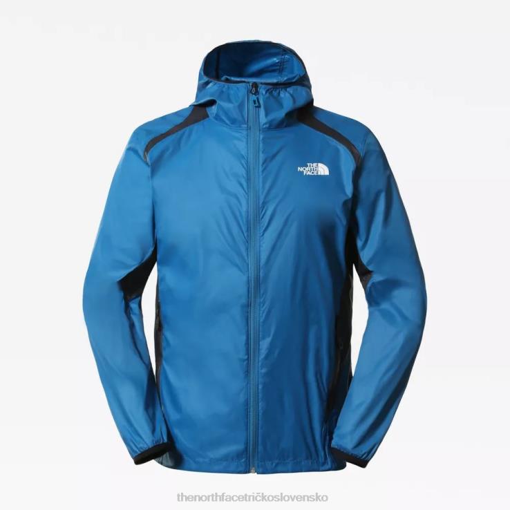 HLH081559 sivá The North Face pánska atletická outdoorová veterná bunda na zips
