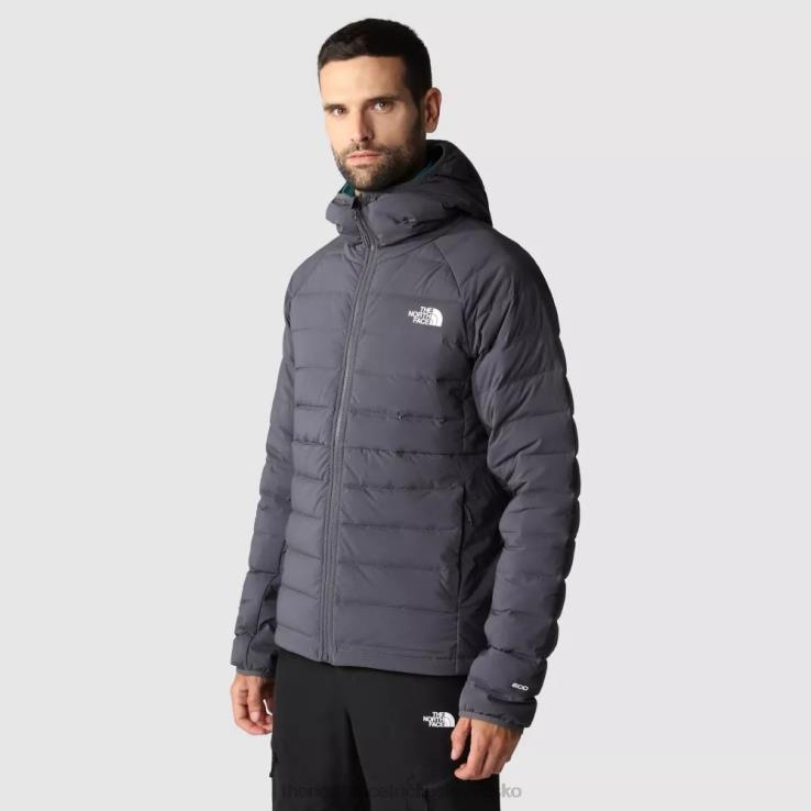 HLH081610 sivá The North Face pánska naťahovacia páperová bunda belleview