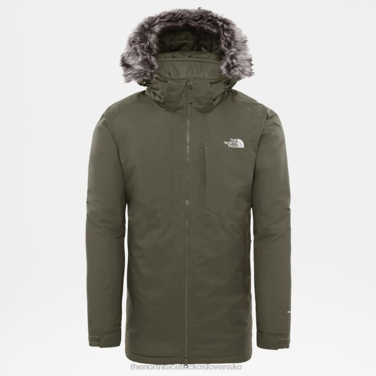 HLH08165 nová taupe zelená The North Face pánska aral ii parka