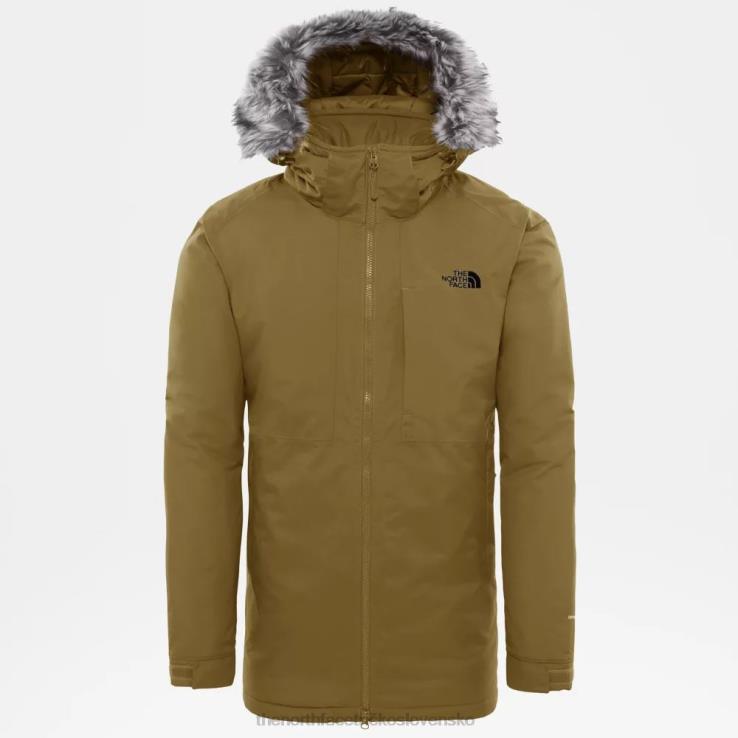 HLH08166 britská khaki The North Face pánska aral ii parka