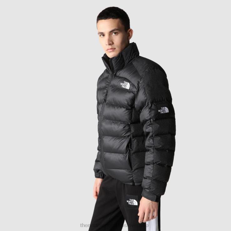 HLH081941 čierna biela The North Face pánska rusta puffer bunda čierna biela