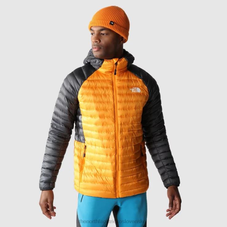 HLH082090 sivá The North Face pánska páperová bunda bettaforca s kapucňou