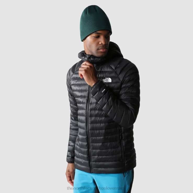 HLH082091 čierna The North Face pánska páperová bunda bettaforca s kapucňou