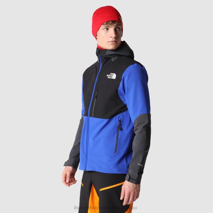 HLH082098 sivá The North Face pánska dawn turn hybridná softshellová bunda