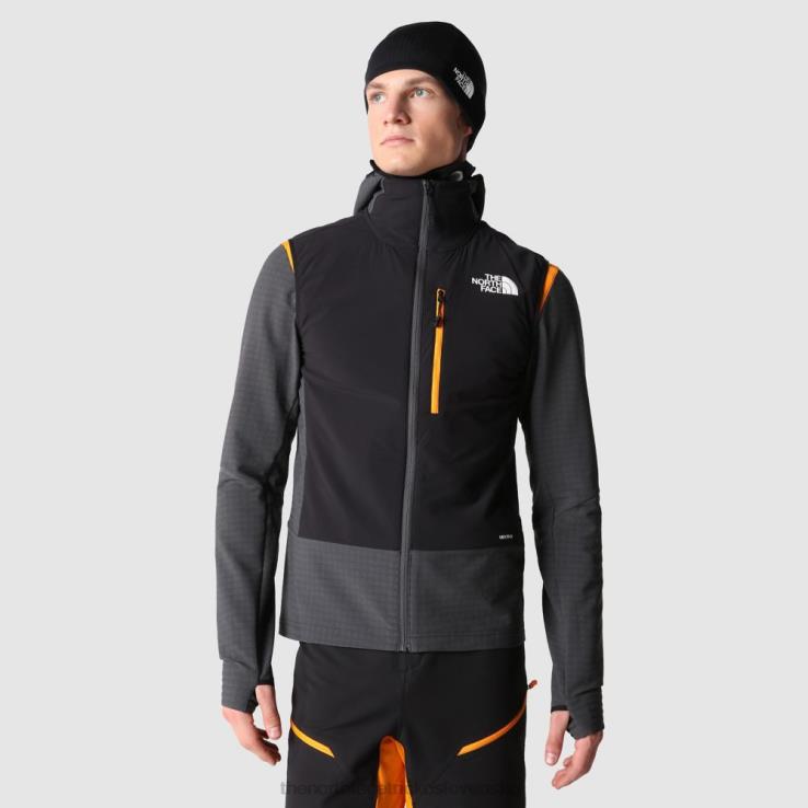 HLH082105 sivá The North Face muži úsvit zase hybridná brušná vložka