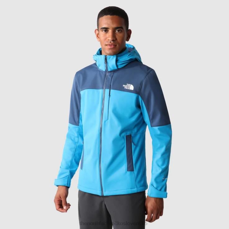 HLH082226 modro-tienistá modrá The North Face pánska diablo softshellová bunda modrá tieňová modrá