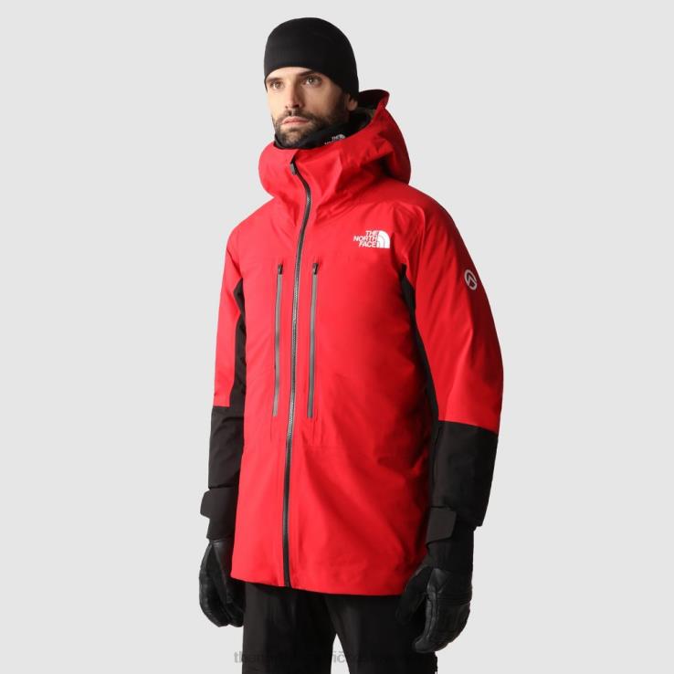 HLH082312 červená čierna The North Face červená čierna pánska bunda stimson futurelight
