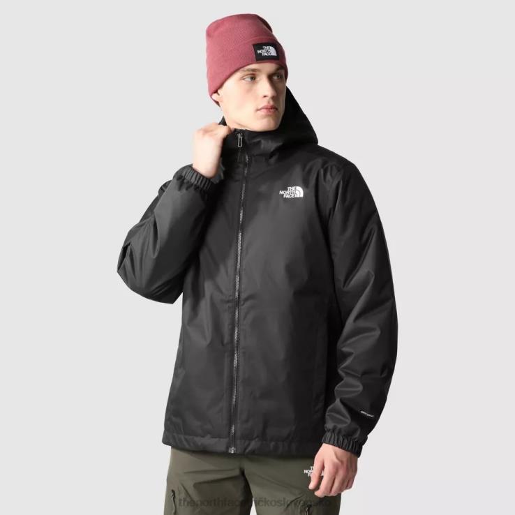 HLH082371 čierna biela The North Face čierna biela pánska zateplená bunda