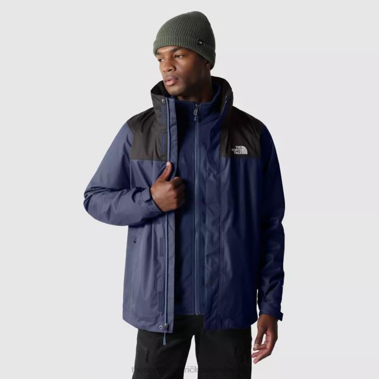 HLH082390 tienisté modré The North Face men evolve ii triclimate jacket