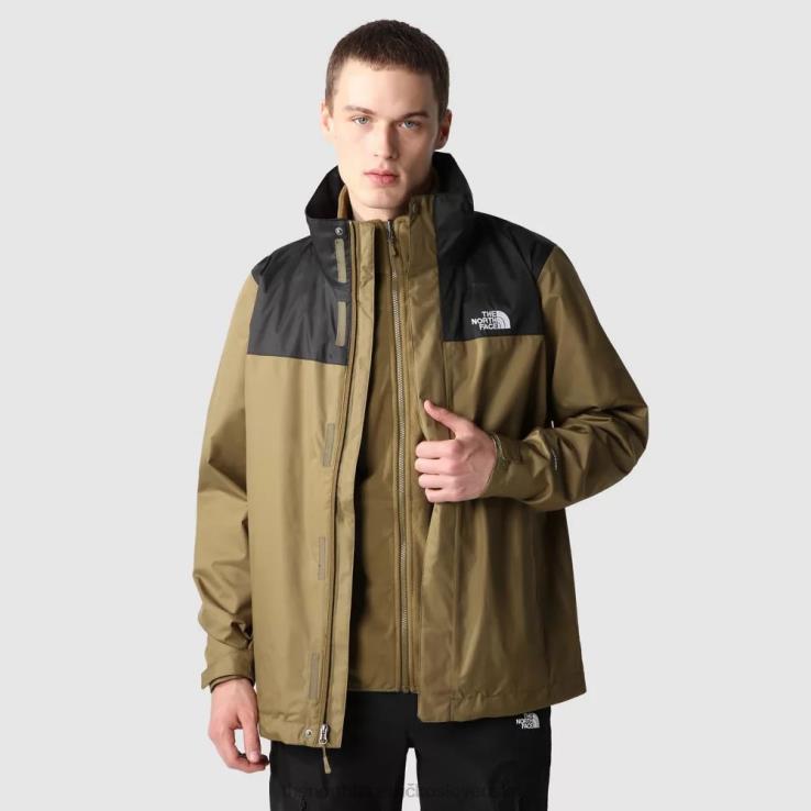 HLH082391 vojenská oliva The North Face men evolve ii triclimate jacket