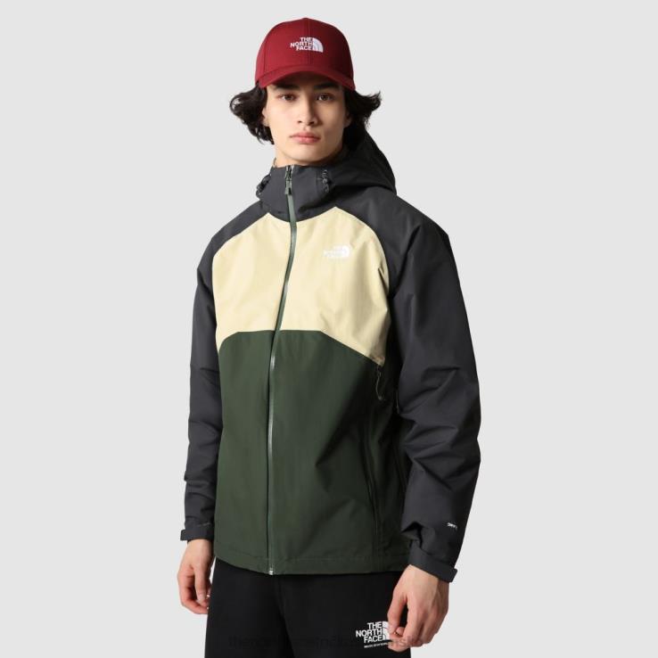 HLH082404 sivá The North Face pánska bunda stratos s kapucňou